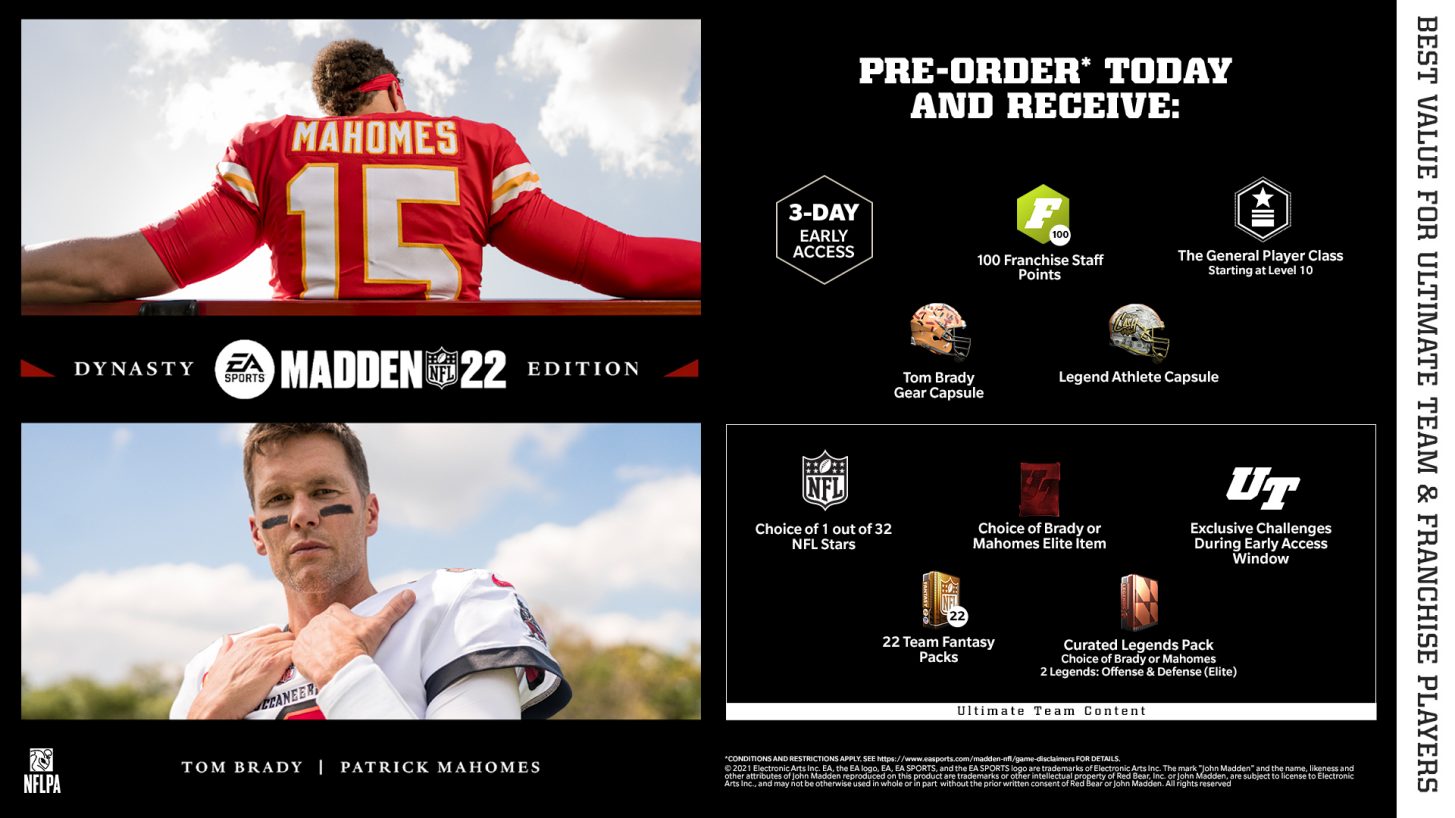 Madden NFL 22 Pre-order Details - Answer HQ