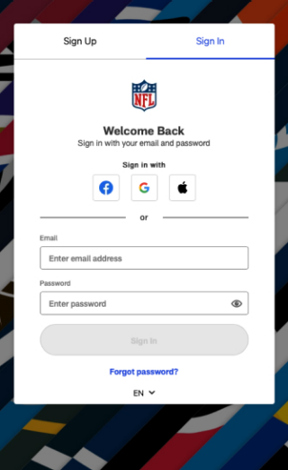 sign in to nfl plus