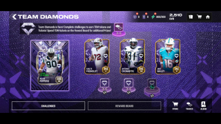 In game screenshot of Team Diamond featuring new Mythic Cards, rewardsa and challenges