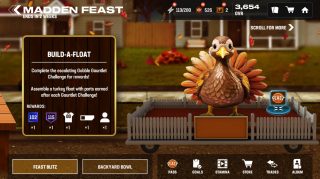 In game screenshot of Madden Feast