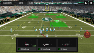 In game screenshot of Miami Dolphins against the New York Jets