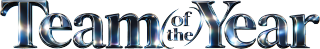 Shiny metallic text reading “Team of the Year” with “of the” in smaller font, centered on a dark gradient background. No other objects, logos, or decorations are visible in the image.