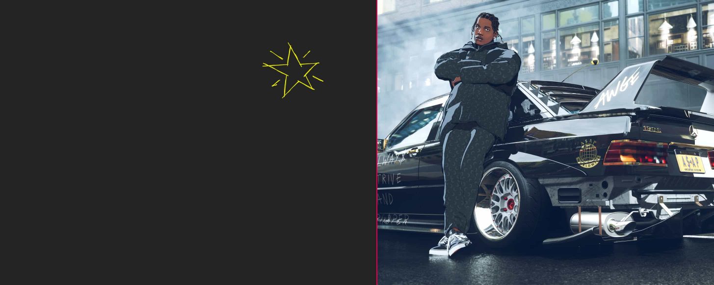 Need for Speed™ Unbound – A$AP Rocky’s Custom Mercedes 190E