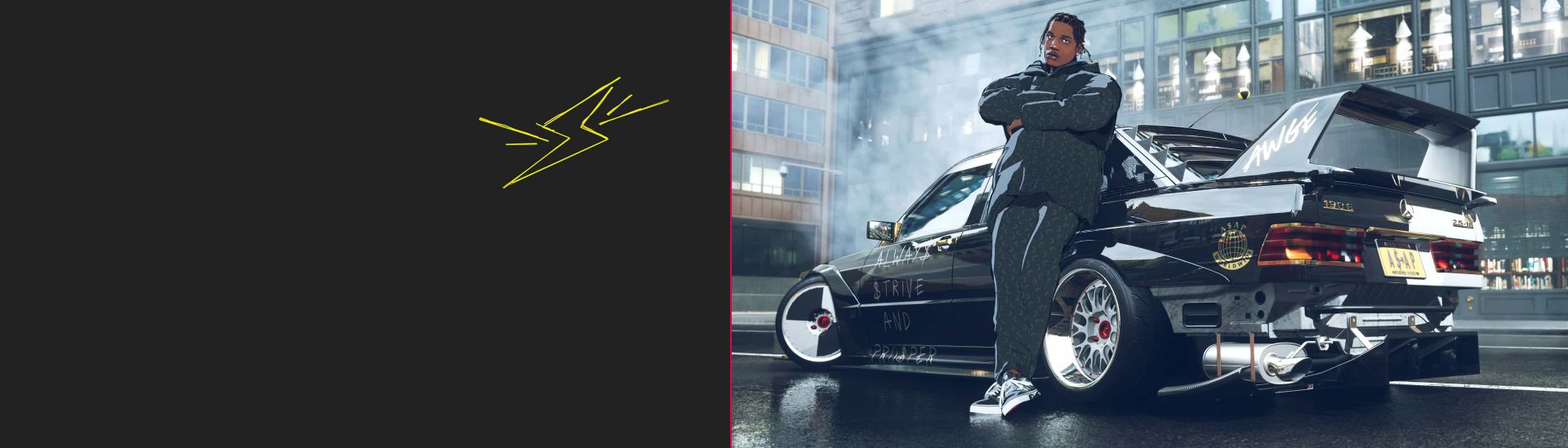 Need for Speed™ Unbound – A$AP Rocky’s Custom Mercedes 190E