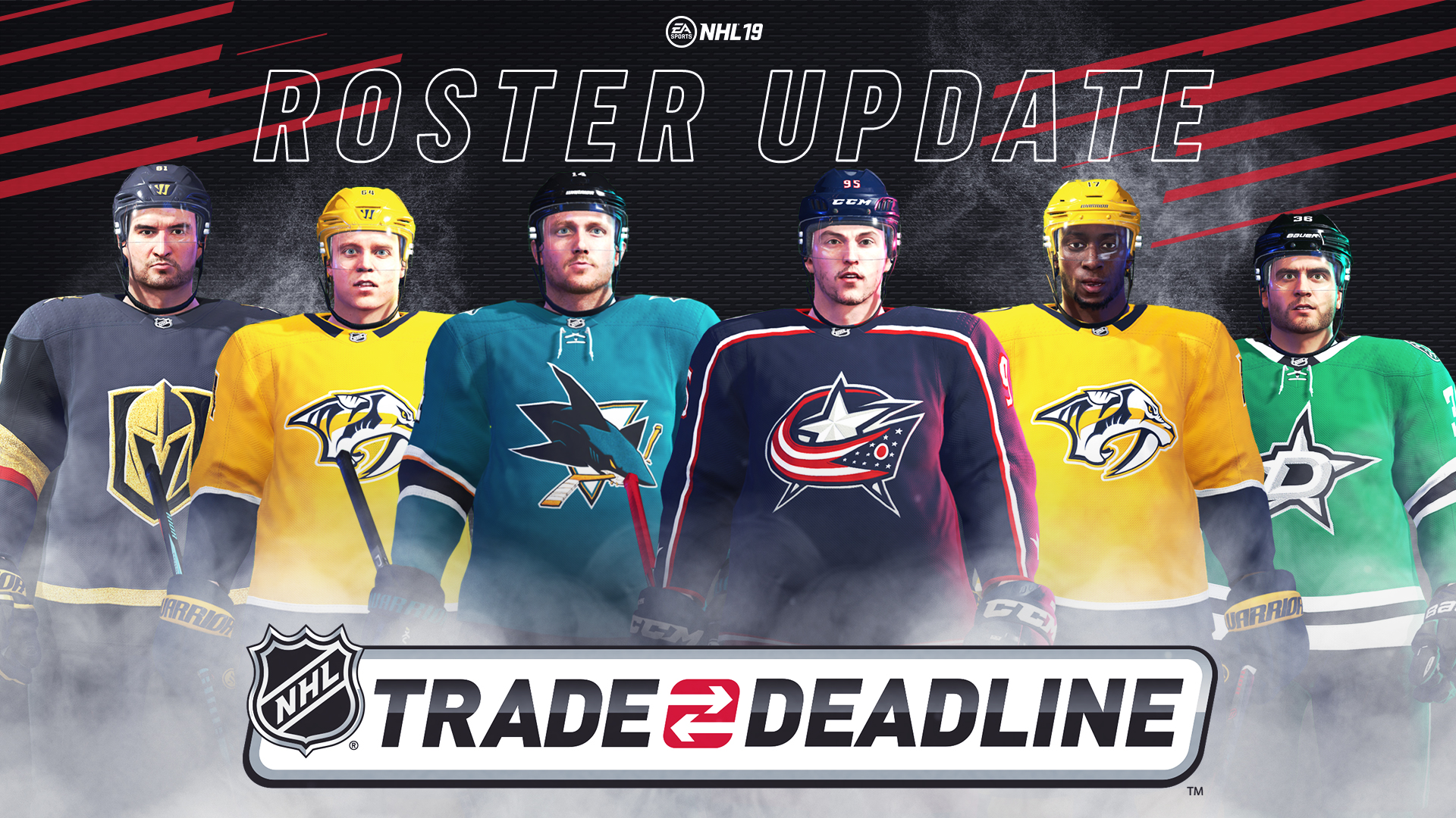 when does easports update rosters on nhl 17