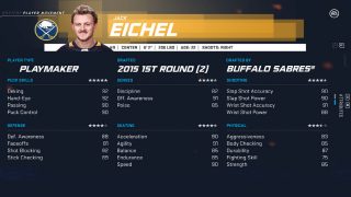 jack eichel nhl rating