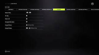 This image shows the controls for Faceoff.