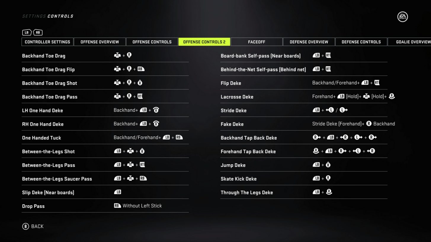 Nhl 21 Controller Settings For Xbox One Nhl 21 Controller Settings For Xbox One