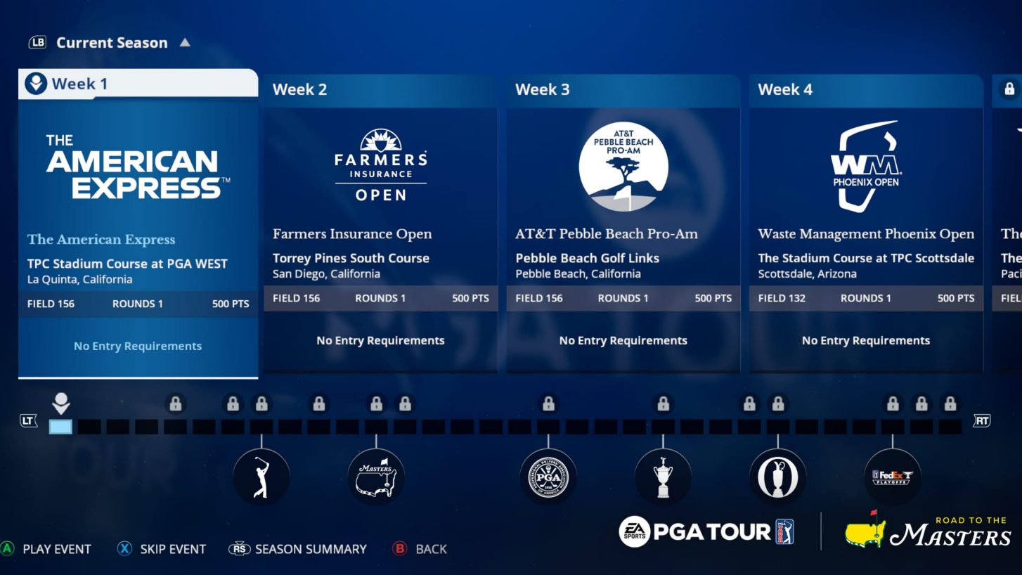 EA SPORTS PGA TOUR Media Trailers and Screenshots