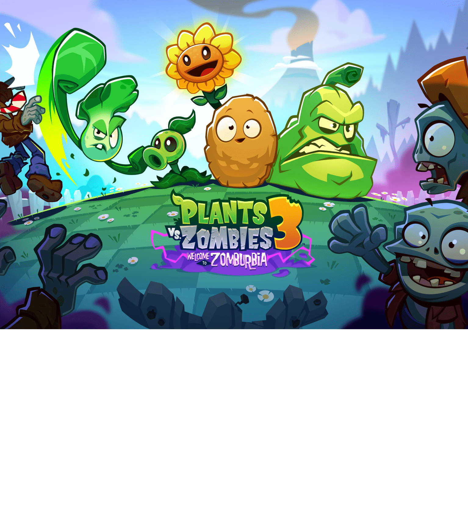 Wo kann man Plants vs Zombies 3 spielen?