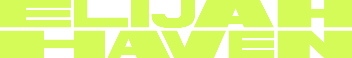 Elijah Haven's name in bright green and bold text