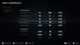 This image shows the Controls settings listed below.