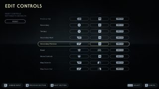 This image shows the Controls settings listed below.