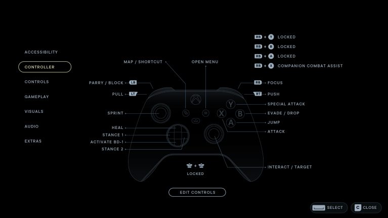 Star Wars Jedi: Survivor Controller Settings For PC - An Official EA Site