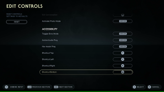 This image shows the Controls settings listed below.