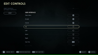 This image shows the Controls settings listed below.