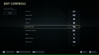 This image shows the Controls settings listed below.