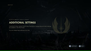 This image shows the Controls settings listed below.