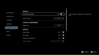 This image shows the Visual settings listed below.