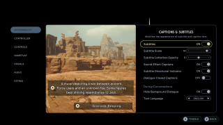 Star Wars Jedi: Survivor Accessibility Settings For PS5 - An Official EA  Site