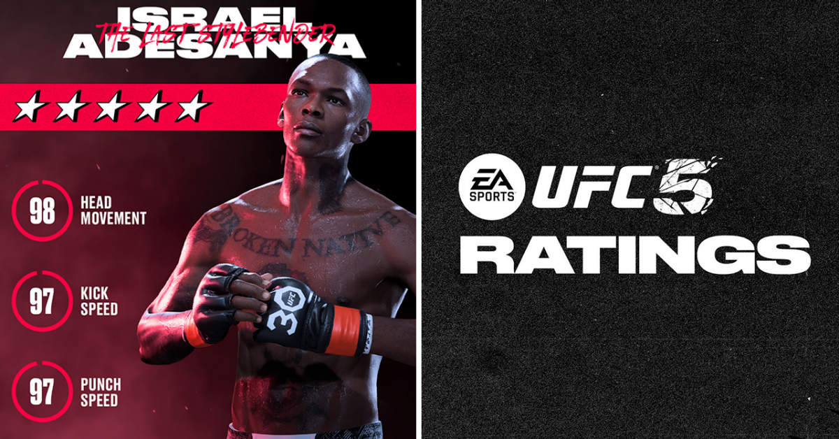 UFC 5 ratings: Top 5 fighters revealed
