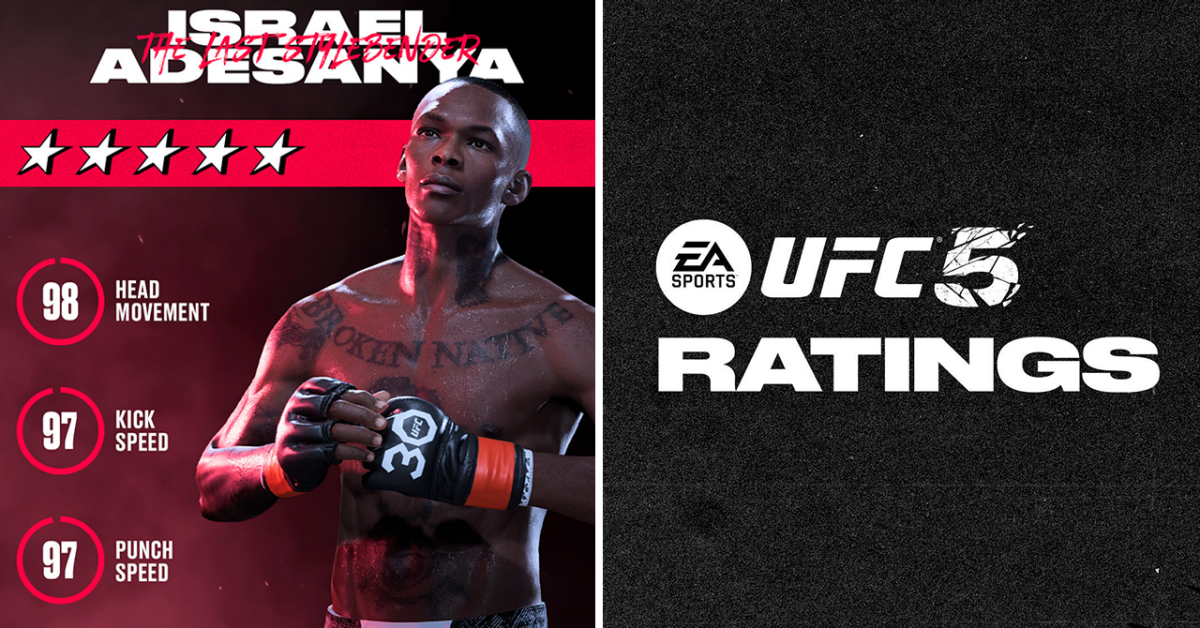 EA Sports UFC 5 Fighter Ratings - Operation Sports