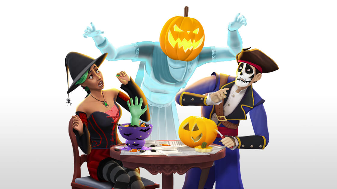 what is in the sims 4 spooky