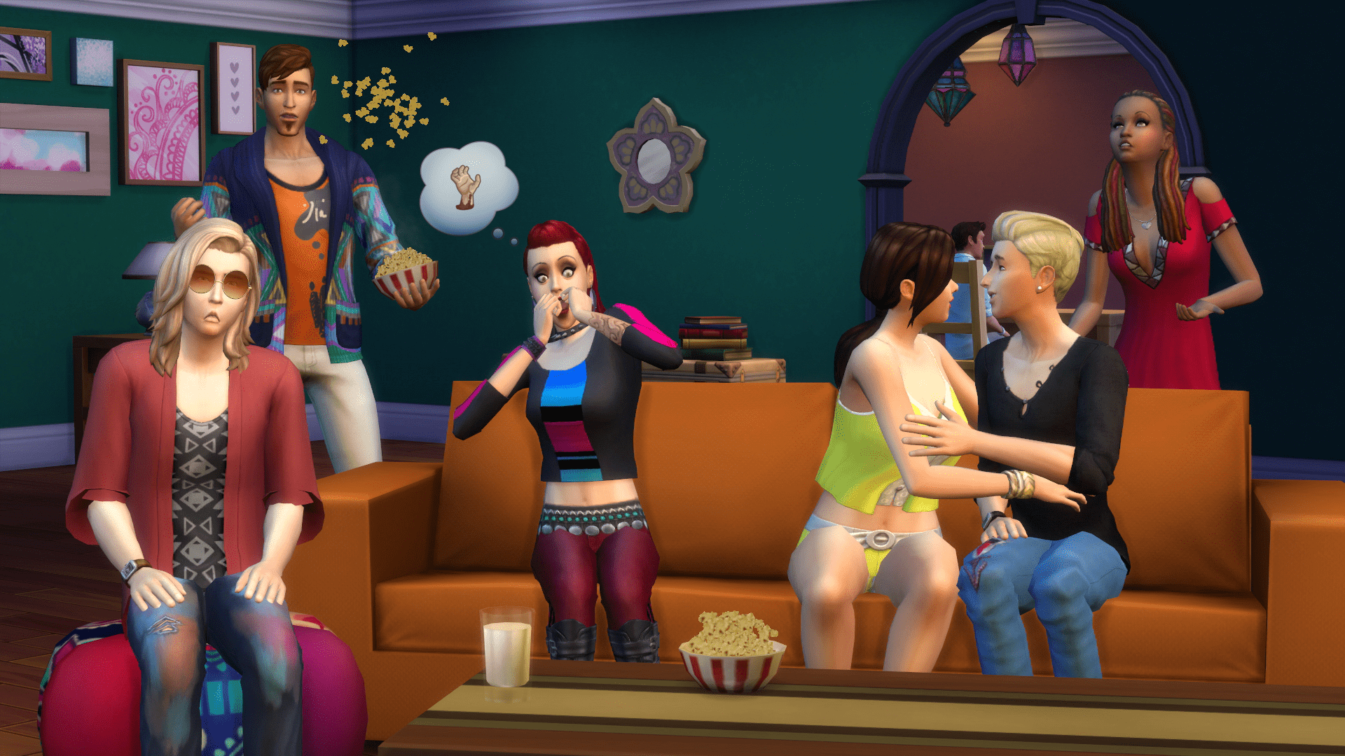 The Sims 4 Movie Hangout Stuff is Coming to Console