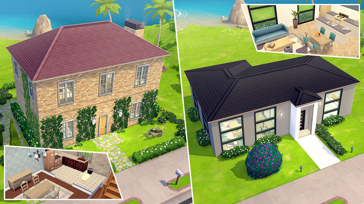 sims 4 pre built houses download