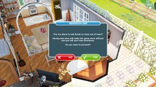 In-game screenshot showing step 2 of the Sim count fix for the U109 update.