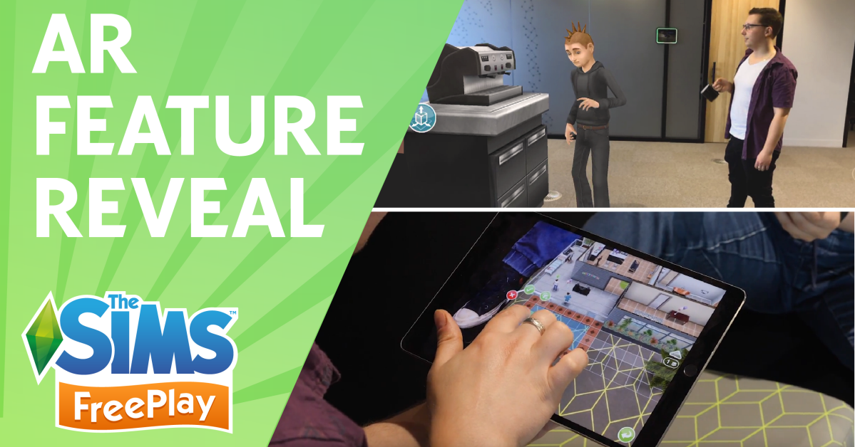 The Sims Freeplay Adds Multiplayer Augmented Reality Mode via ARKit 2.0 «  Next Reality