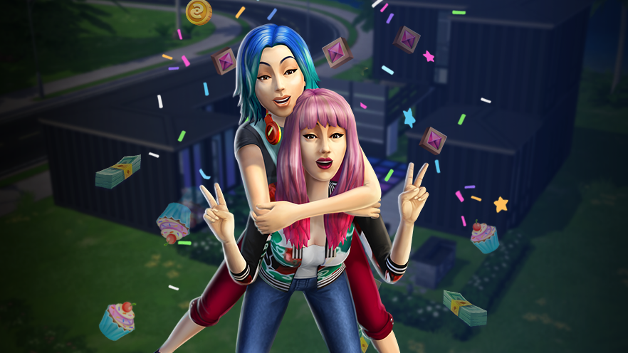 The Sims Mobile - Comemore com Festas no The Sims Mobile