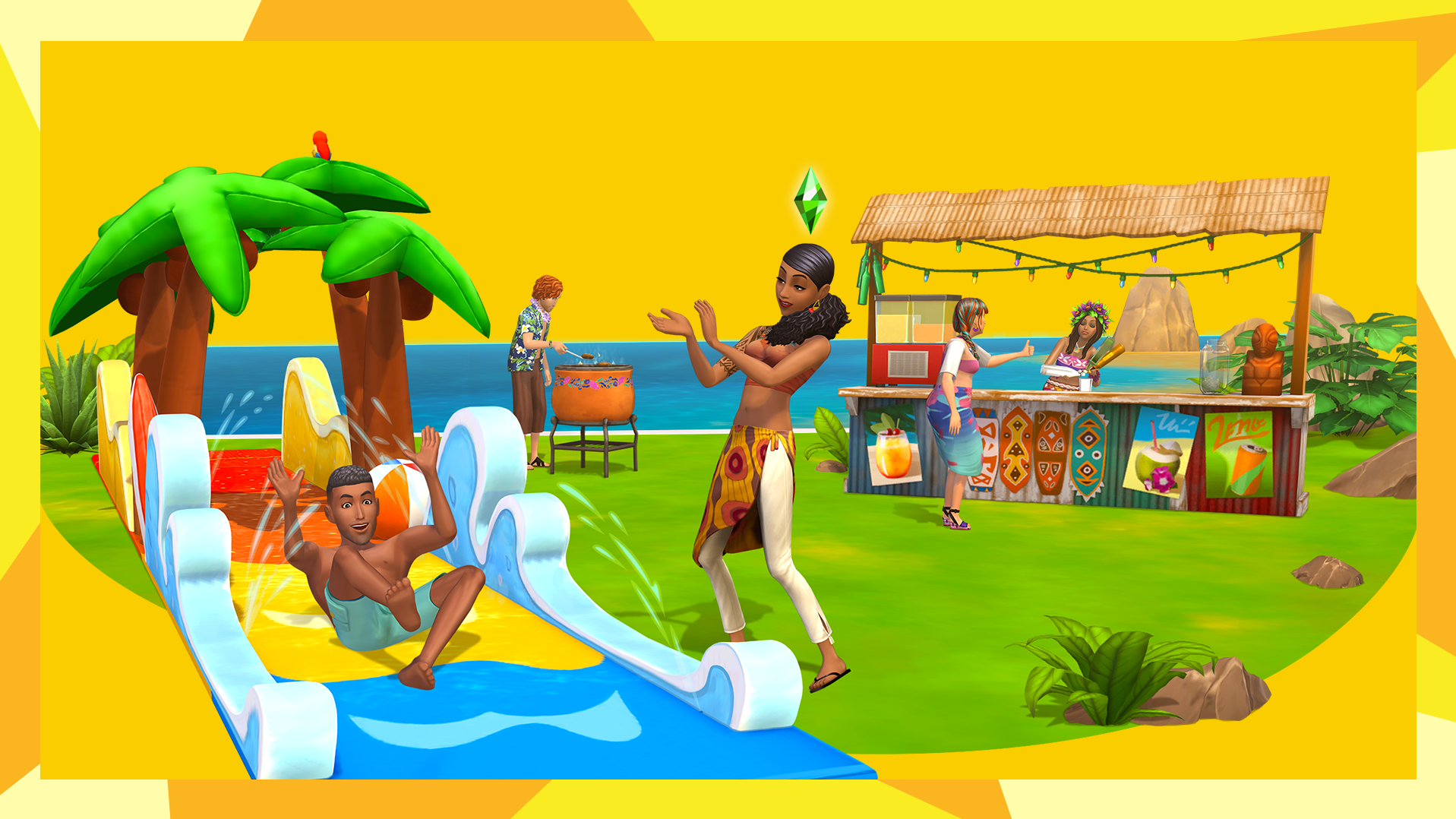 Обновление для лета. The SIMS mobile 2022. The SIMS™ 4: truly Tropical reward (Island Paradise).