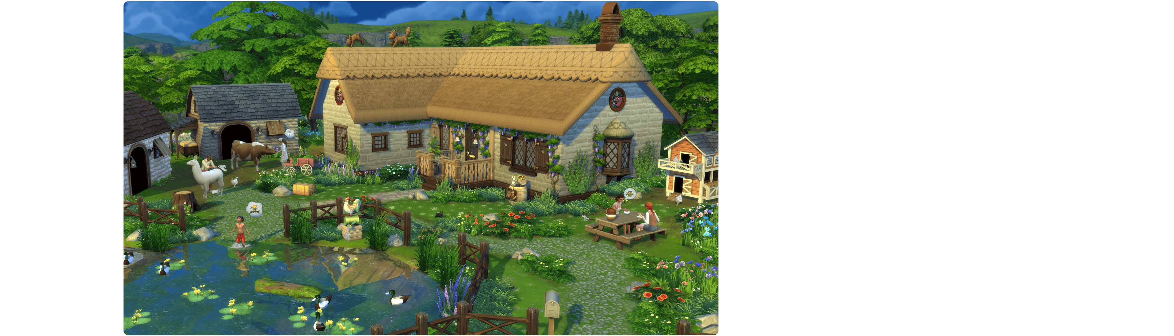 origin sims 4 cottage living