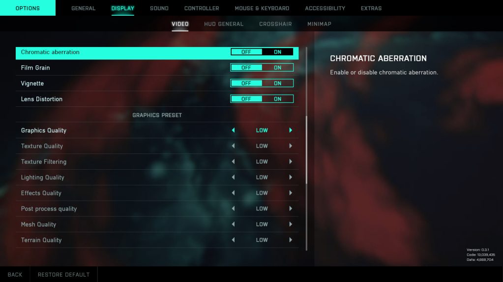 Battlefield 2042 Display Settings for PC An Official EA Site