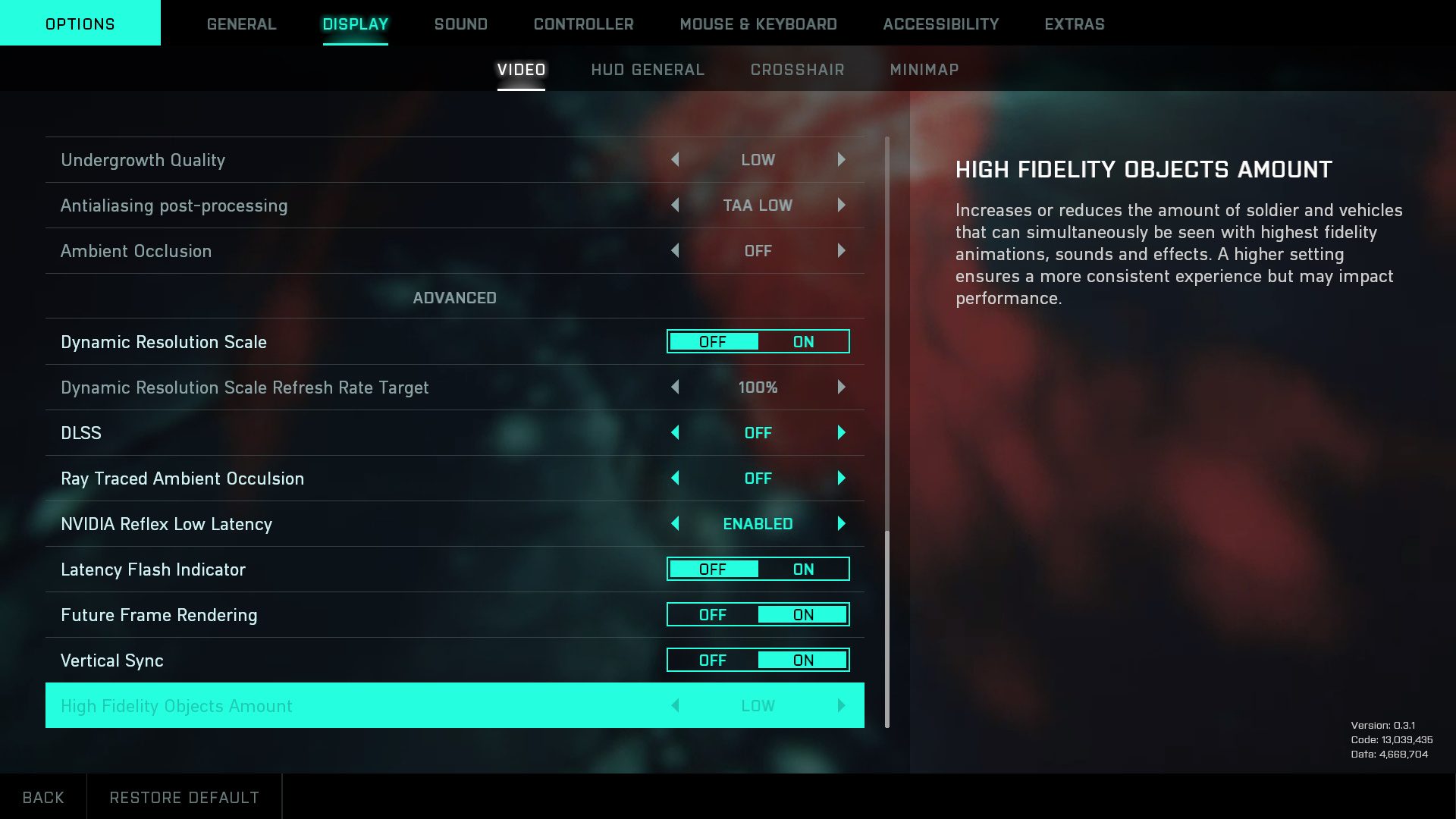 Battlefield 2042 Display Settings for PC An Official EA Site