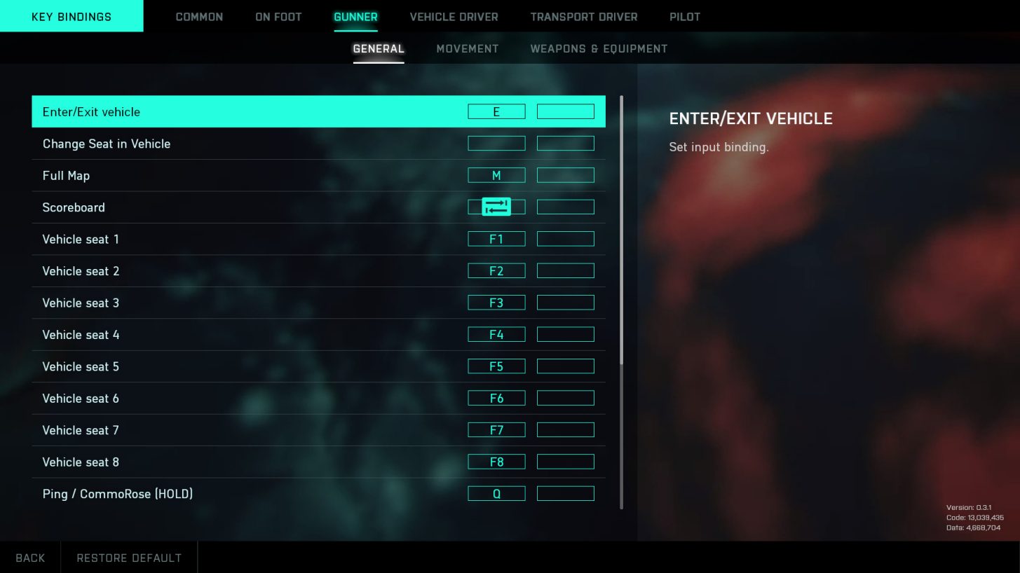 Battlefield 2042 Mouse & KeyboardEdit Controls For PC An Official EA
