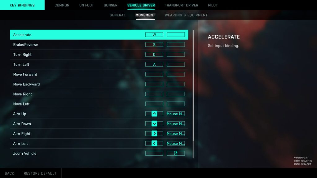 Battlefield 2042 Mouse & KeyboardEdit Controls For PC An Official EA