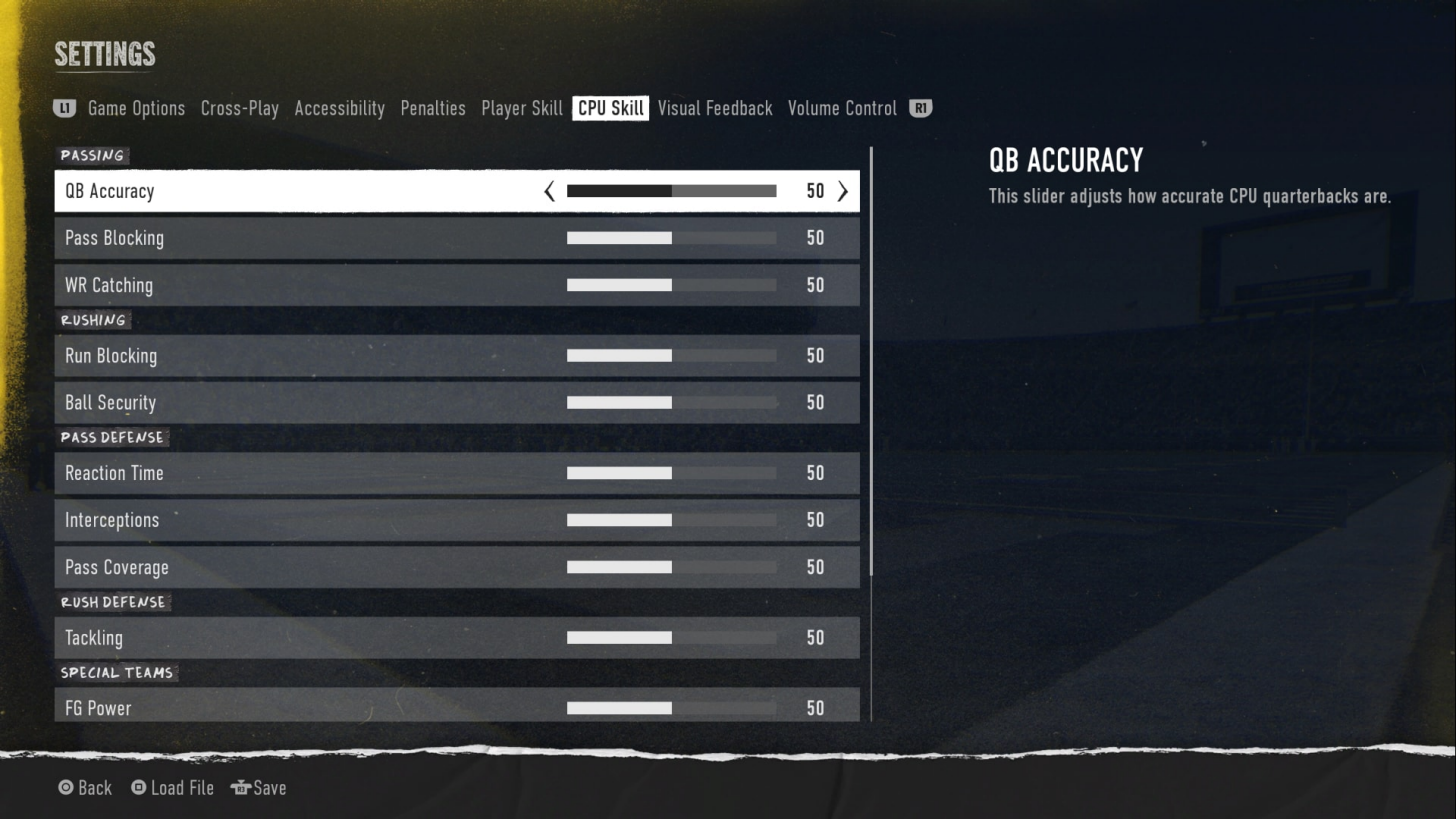 College Football 25 Accessibility Resources - An Official EA Site