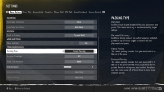 Passing Type Settings in Game Options
