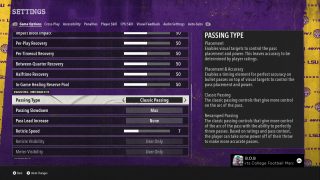 Passing Type Settings in Game Options