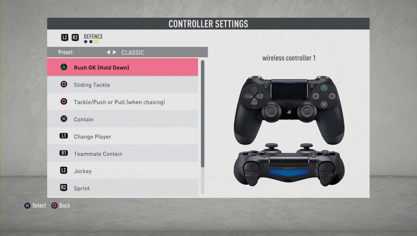 FIFA 20 Controller Settings For PS4 An Official EA Site