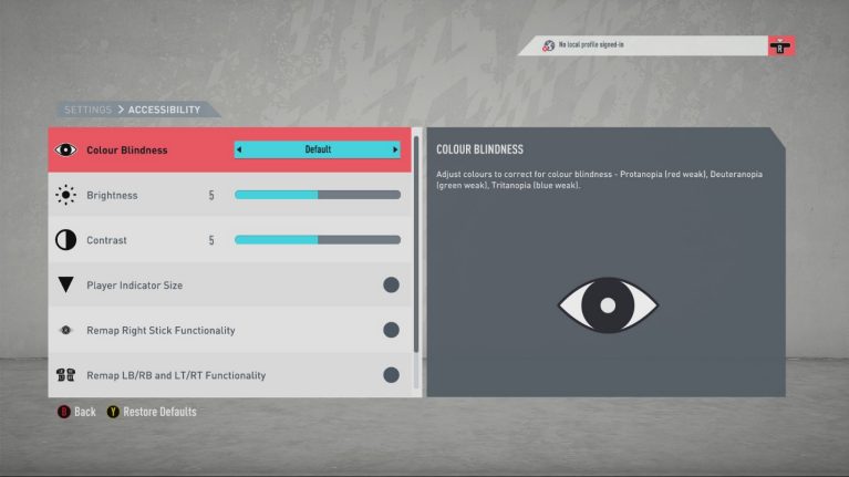 FIFA 20 Accessibility Settings For Xbox One- An Official EA Site