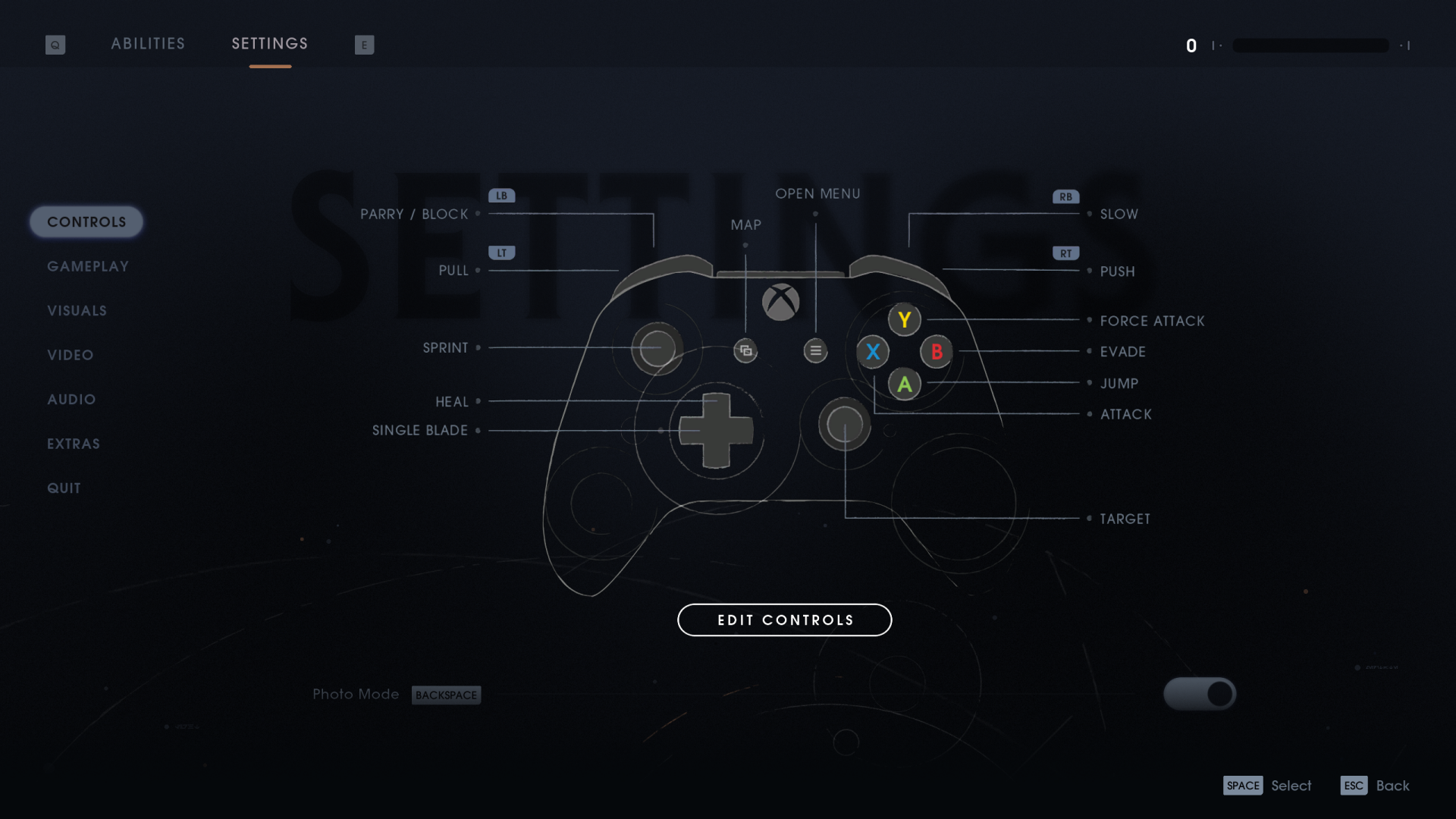 Jedi Fallen Order Accessibility Resources For PC - An Official EA Site