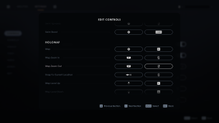 This is a picture of all the Holomap controls you can edit on your Keyboard or Xbox controller.