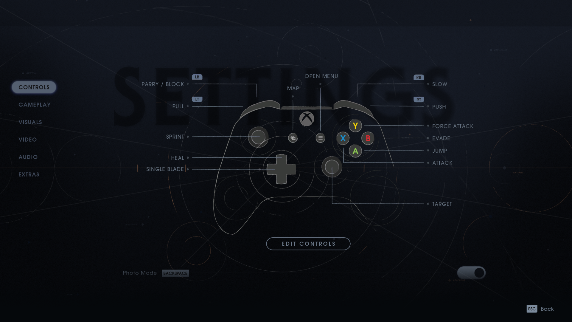 Jedi Fallen Order Controller Settings For PC An Official EA Site