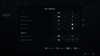 This is a picture of all the Vehicle controls you can edit on your Keyboard or Xbox controller.