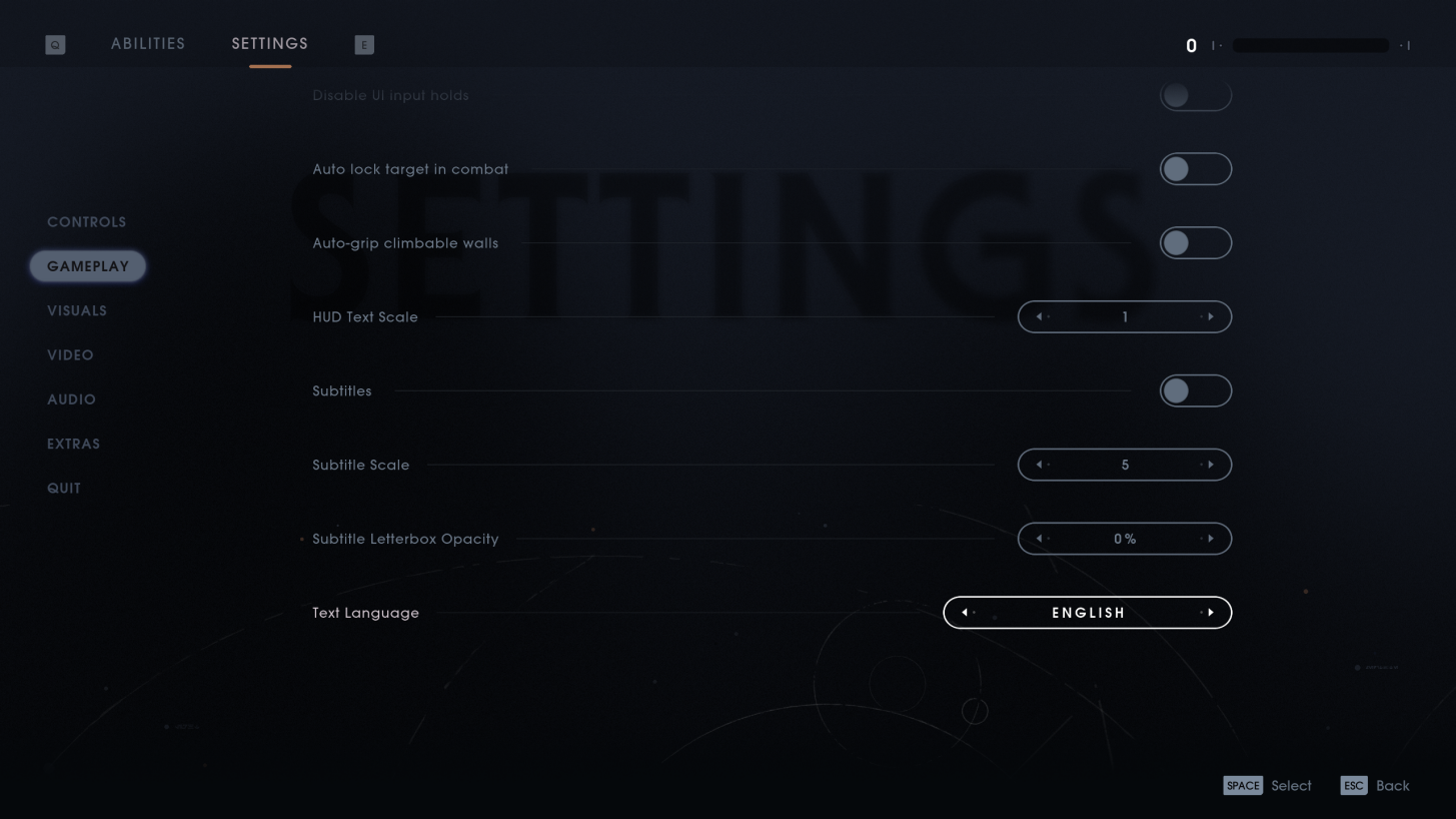 Jedi Fallen Order Game Settings For PC - An Official EA Site