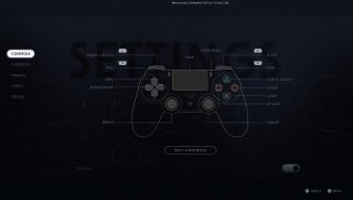 This is a picture of the Controls settings menu.