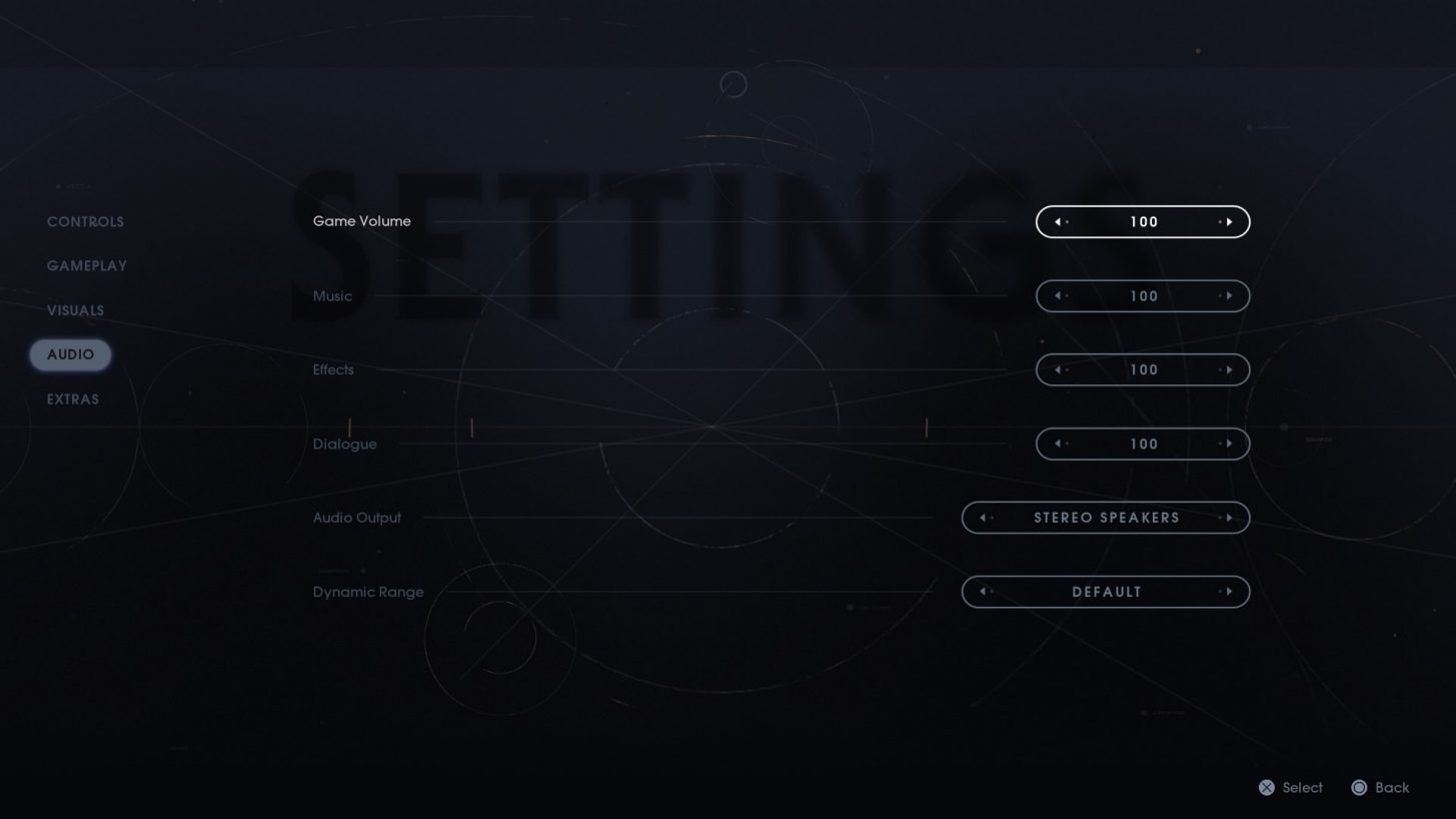 Jedi Fallen Order Audio Settings For PS4 - An Official EA Site